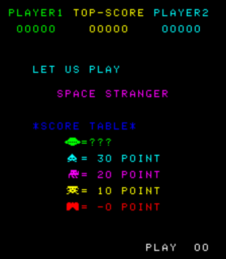 Space Stranger 2 Title Screen